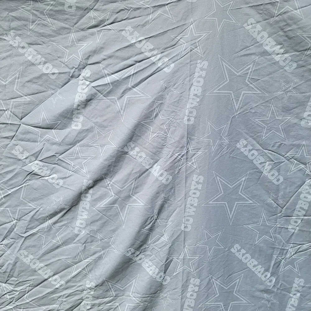 4Pc Dallas Cowboys Twin Size Comforter and Sheet Set + Throw